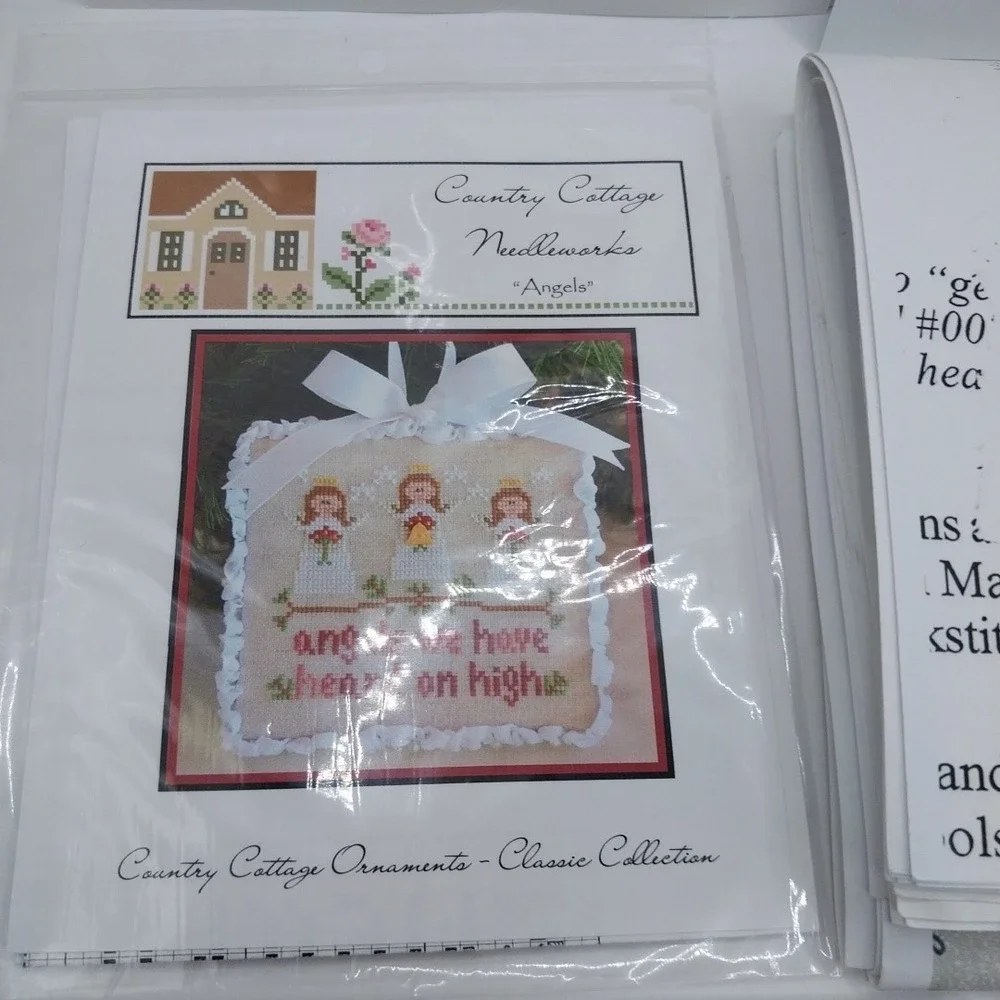 Miscellaneous Crosstitch Patterns Lot Of 7+ Ohio State University Angels Treble